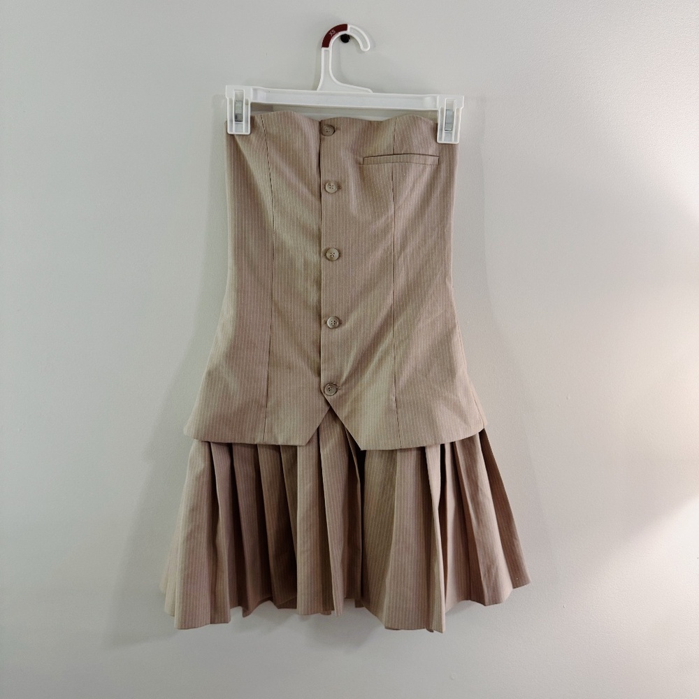 Zara Short Strapless Dress